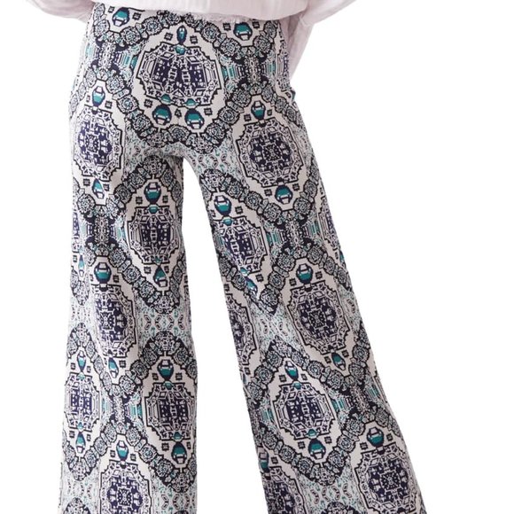 SOLD - Free People Sun In The West Pants XS Ecru - Picture 4 of 9